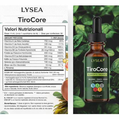 TiroCore™ Gocce per il supporto tiroideo